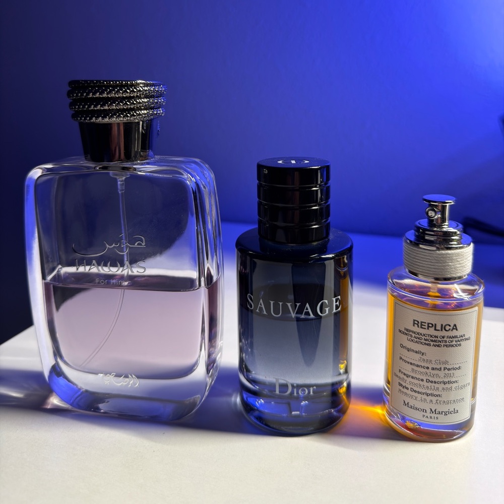 Mens Colognes (Dior, Maison Margiela, Rasasi Hawas)